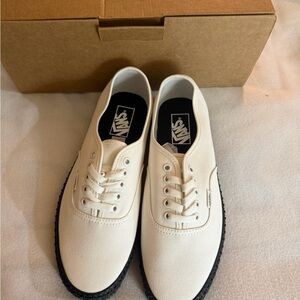 Vans Black/White Creeper Shoes